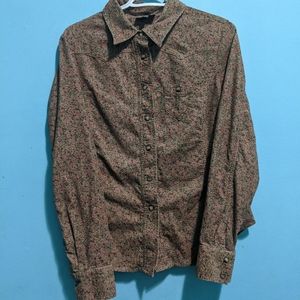 Jacob  floral corduroy top